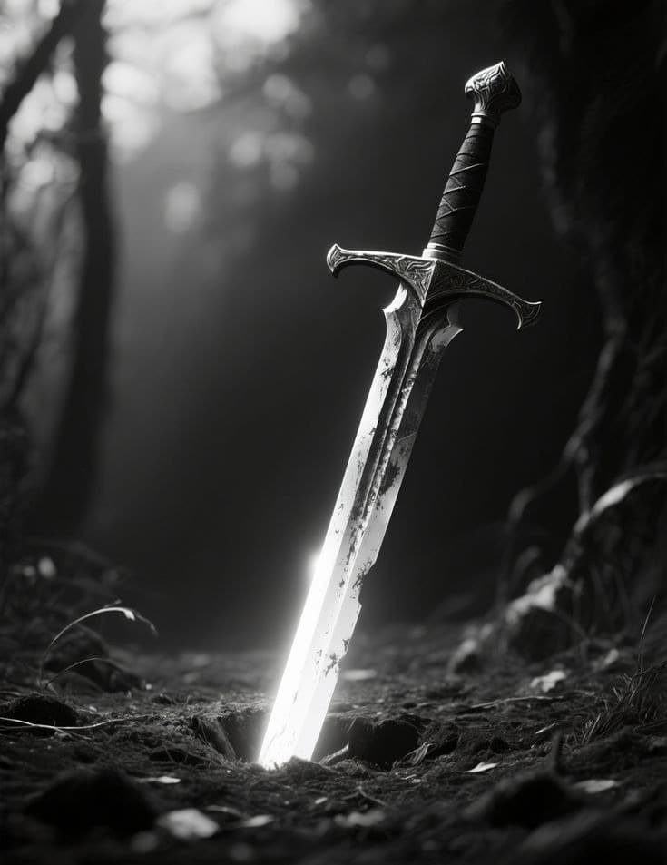 Embedded Sword Piece